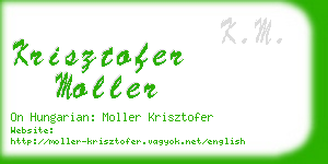krisztofer moller business card